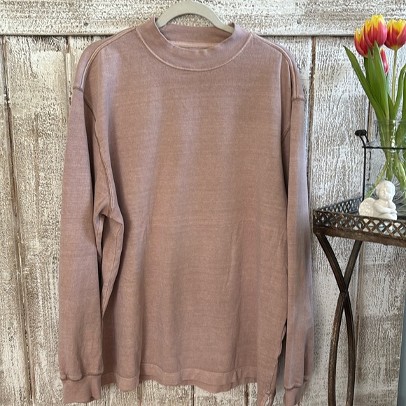 Madewell Other - Men’s Madewell Garment-Dyed Mockneck Long-Sleeve Tee